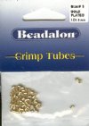 #3 Beadalon Gold Crimp Tubes. 2.0mm 1.5gram